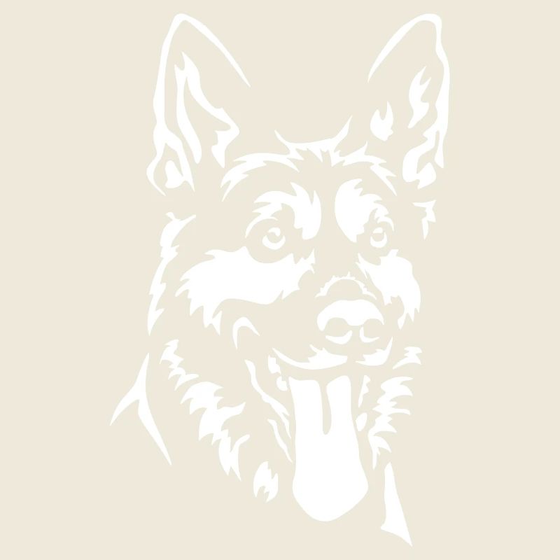 German Shepherd Head