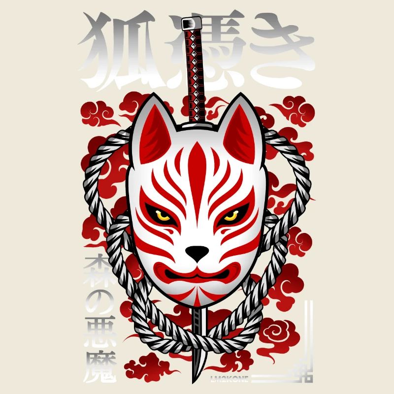 Japan Kitsune - Démon de la forêt