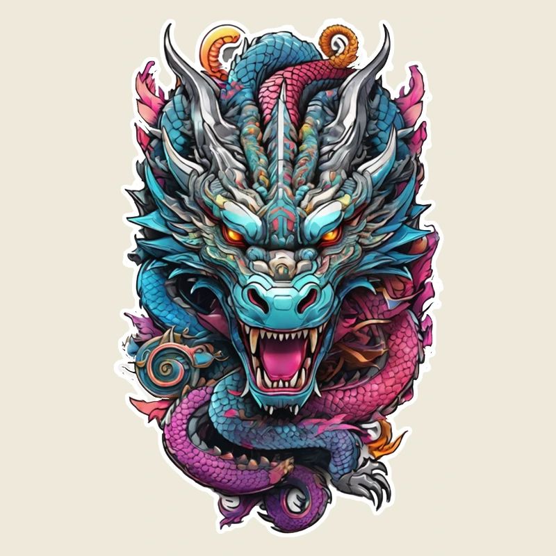 Asiatischer Drache - Japan - Chinesisch