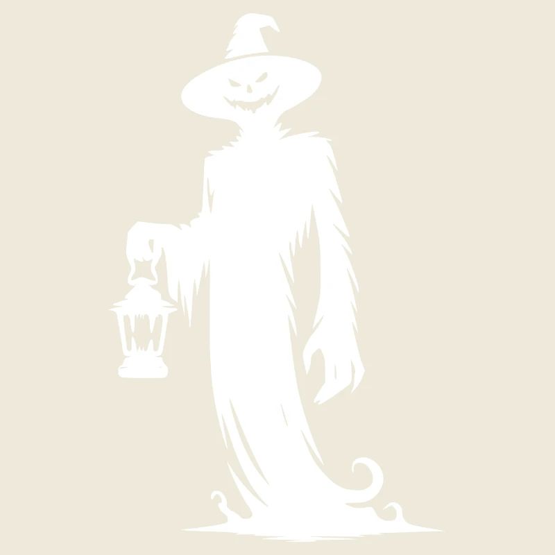 Gruselig lachender Zauber Geist Halloween Style