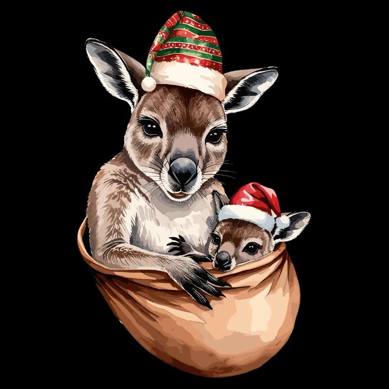 Christmas kangaroos