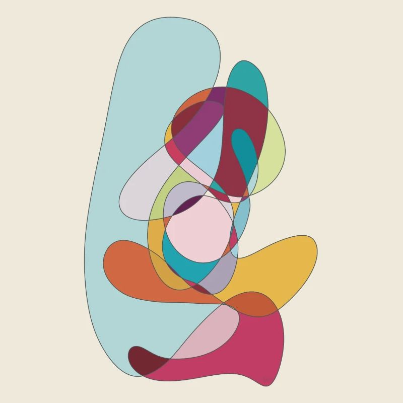 Paint Swirl Abstrait