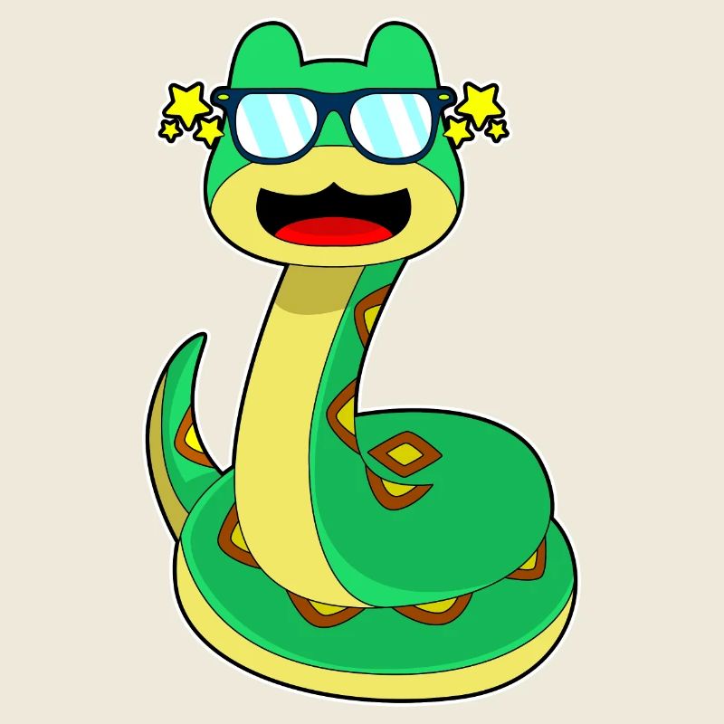 Lunettes de soleil serpent
