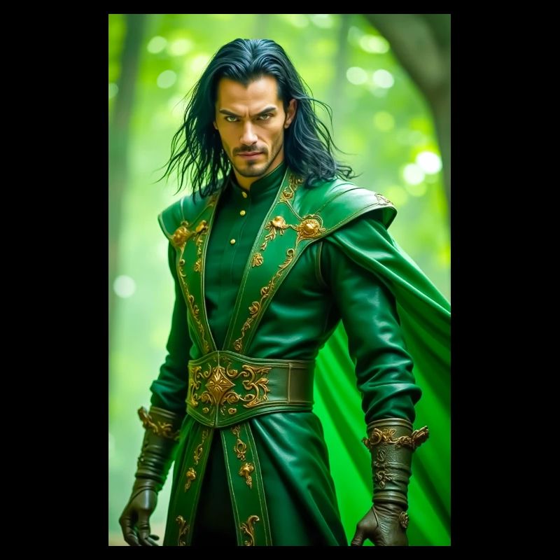 Loki is a cunning trickster god and shape-shifter