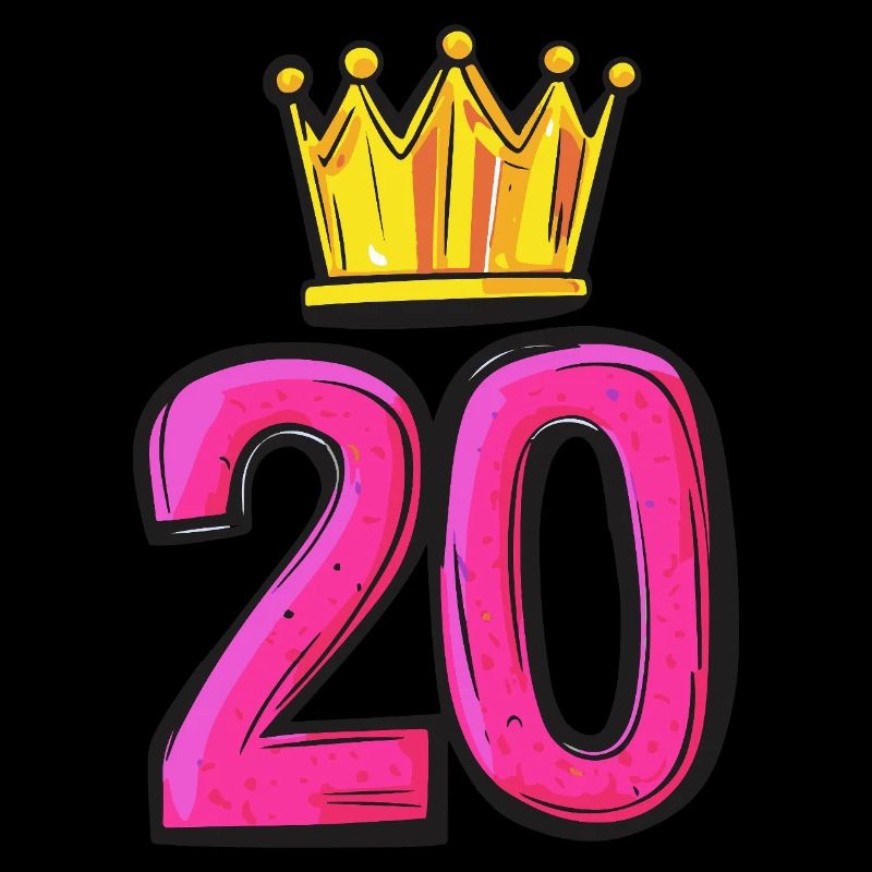 Maillot à 20 chiffres Couronne