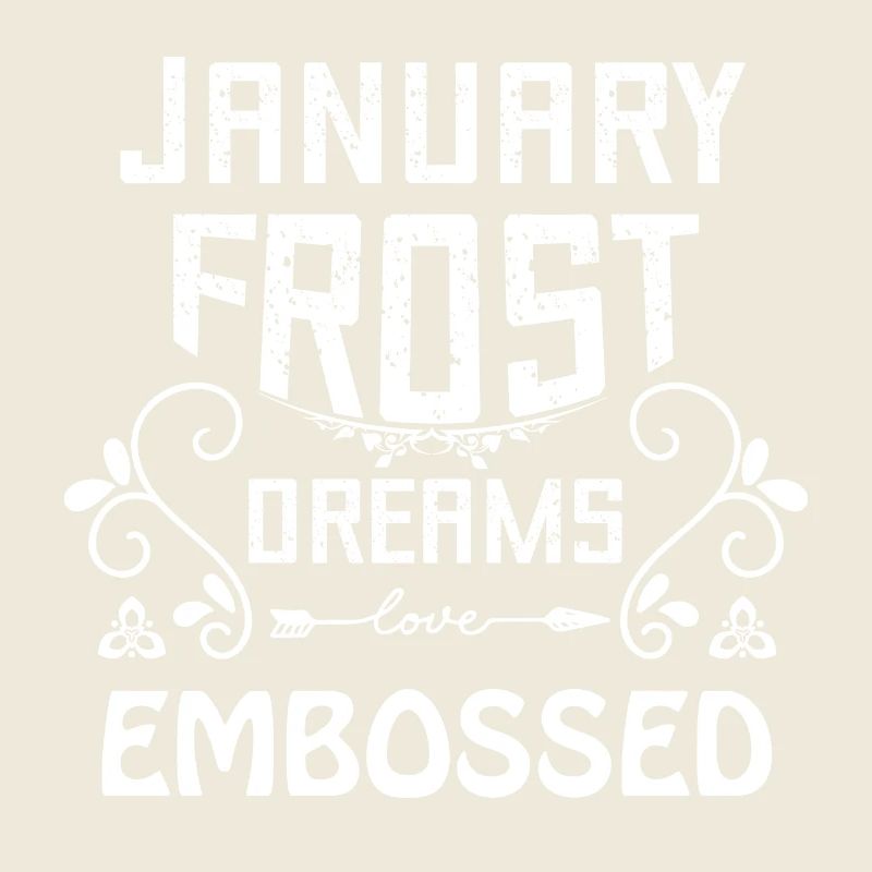 January frost dreams embossed