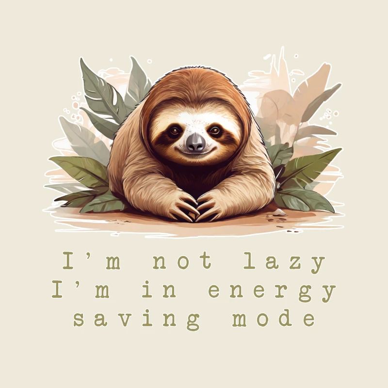 I'm not lazy