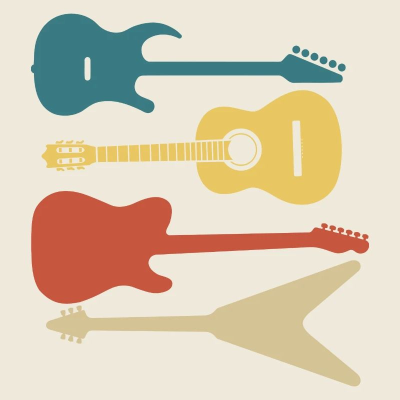 Vintage Retro Gitarre