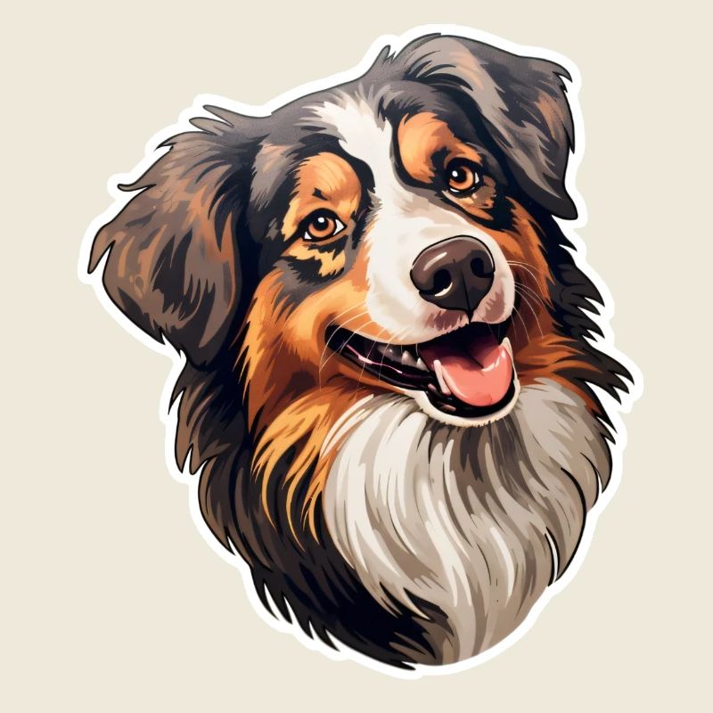 Australian Shephard treu