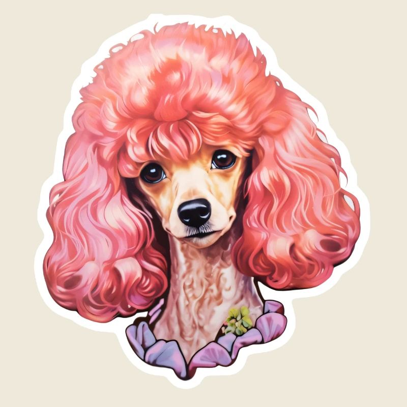 Poodle curly