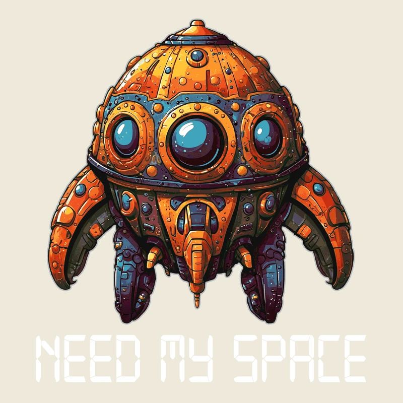 Need my place funny curious spaceship
