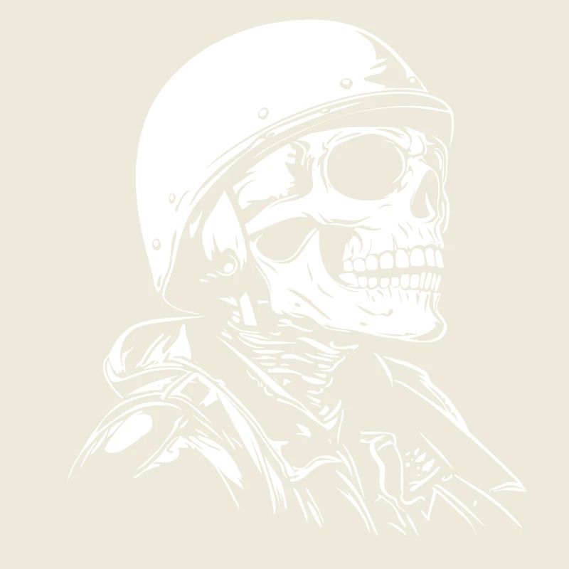 Biker Totenkopf Motorrad Geschenk