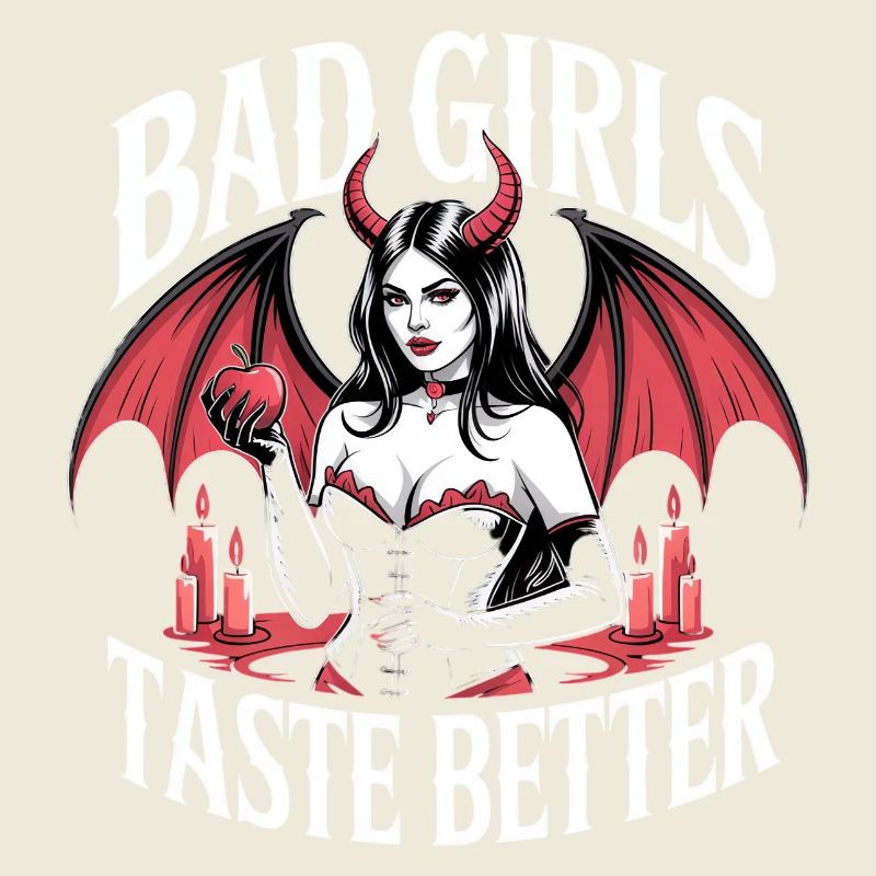 Bad Girls Taste Better! Goth Gothic Emo Baddie