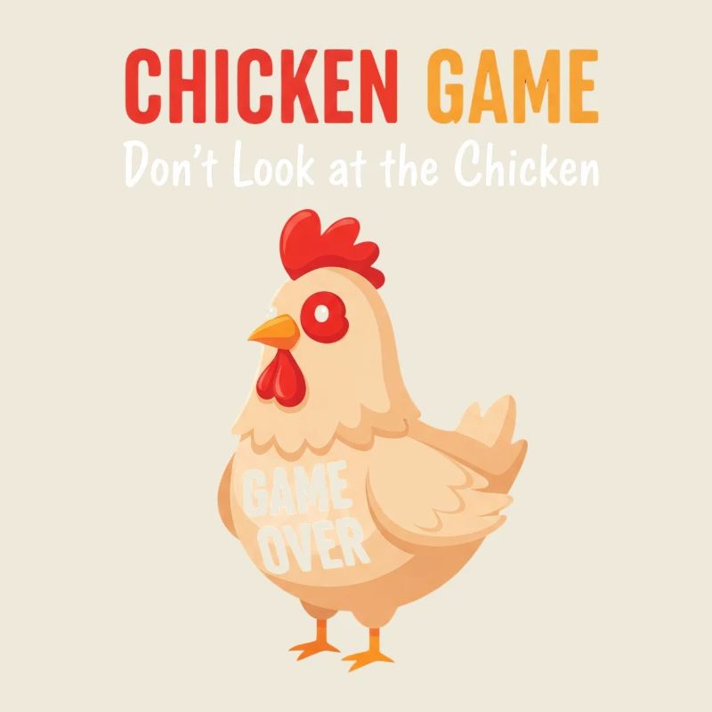 Jeu de poulet amusant – Ne regardez pas le poulet