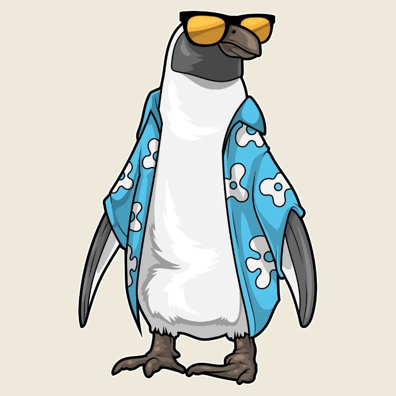 Pinguin Sommer Sonnenbrille