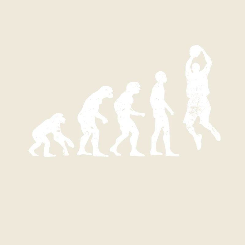 Basketball Evolution Ball Sport Geschenidee Fan