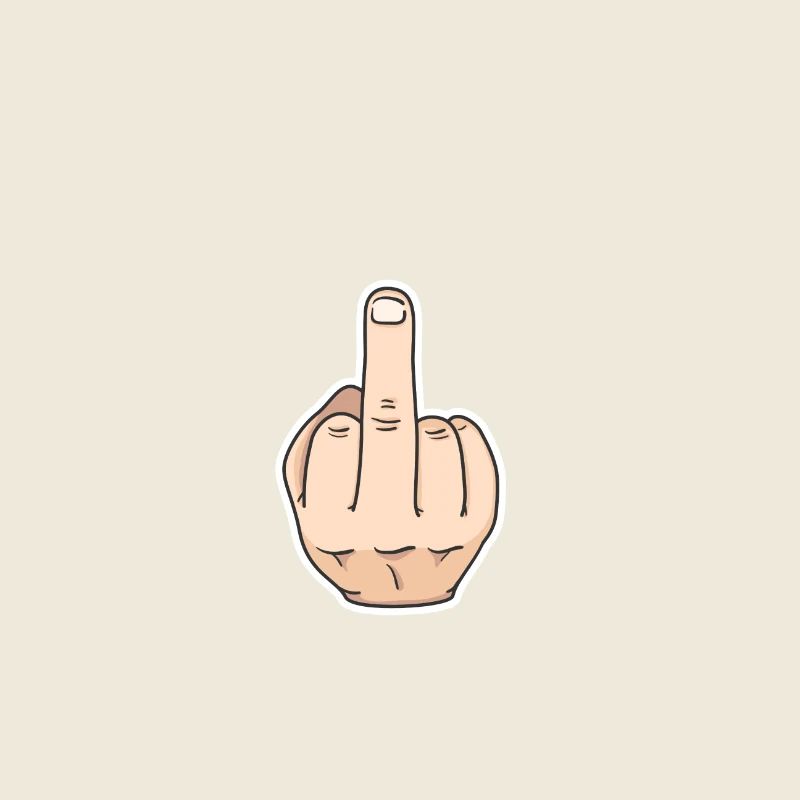 Mittelfinger