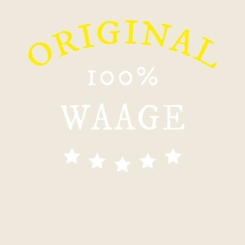 Original 100% Waage, Geschenk, Sternzeichen
