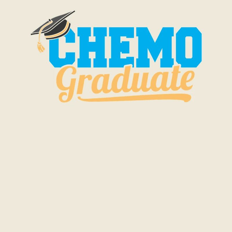 Chemo -Absolventen Chemotherapie -Krebsbewusstsein