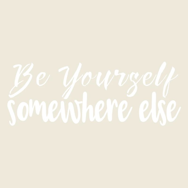 Soyez vous-même cadeau d'anniversaire ailleurs