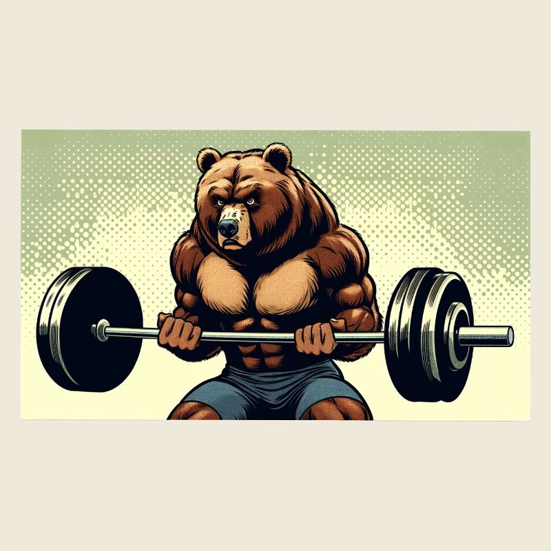 CurlBear – Der Hantel-Champion