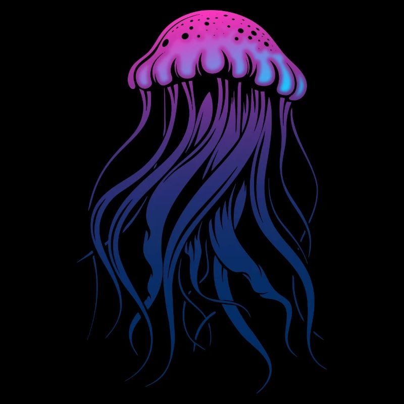 Glow With The Flow, Jellyfish with Tentacles, Saying