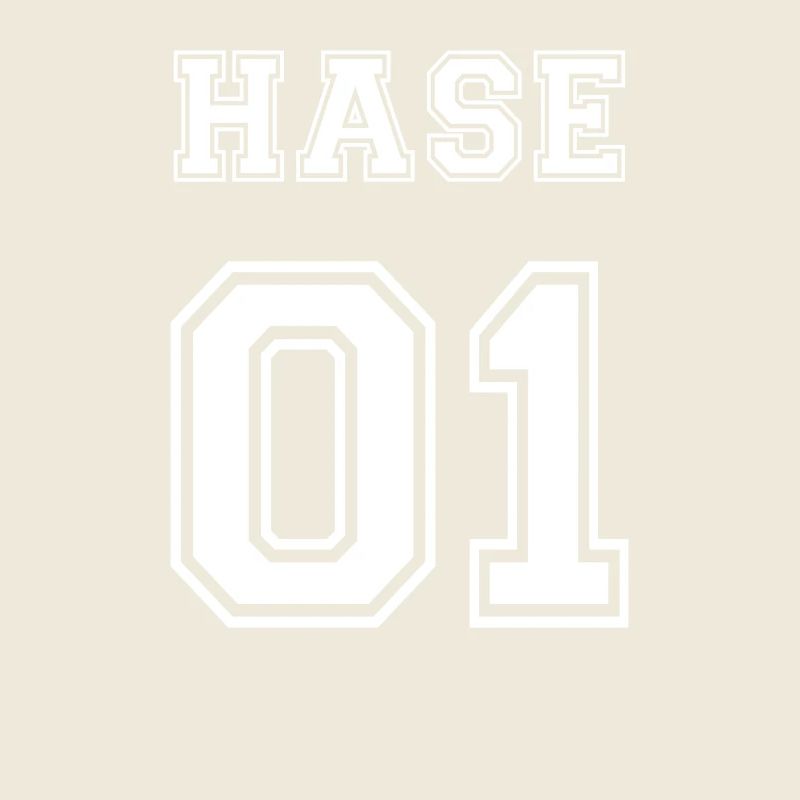 Hase 01 Nummer 1 Geschenk Trikot Partnerlook Idee