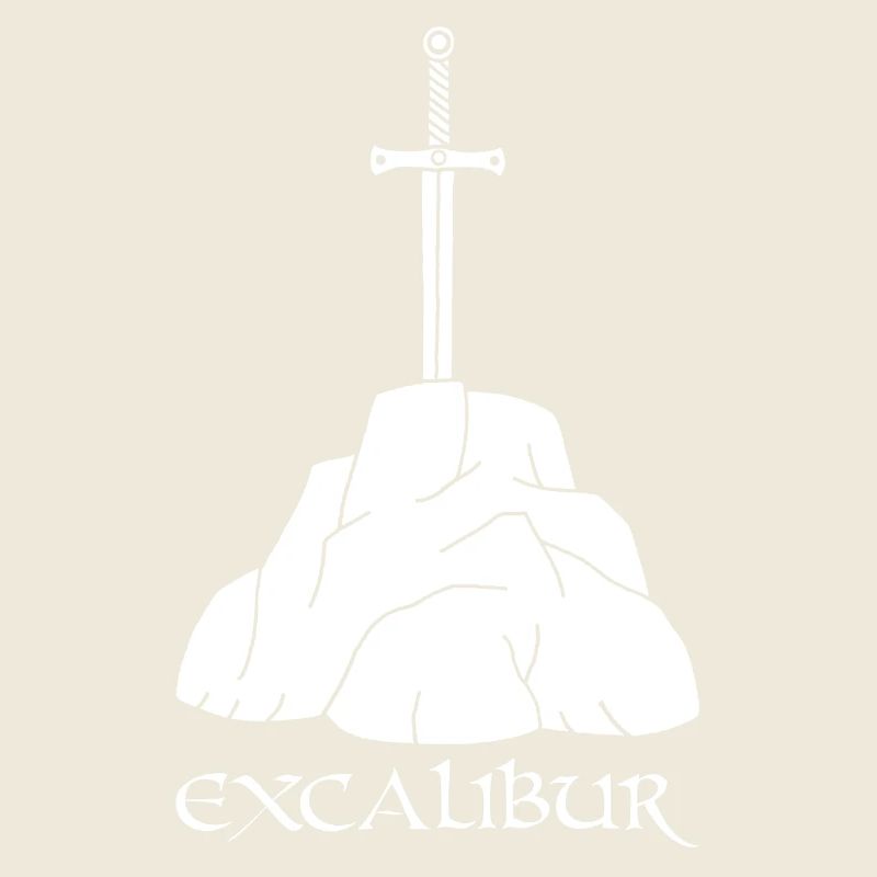 The Excalibur Sword (white)