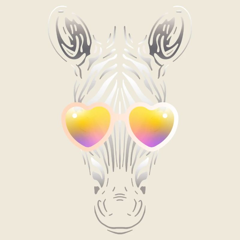 Zebra with Sunglasses