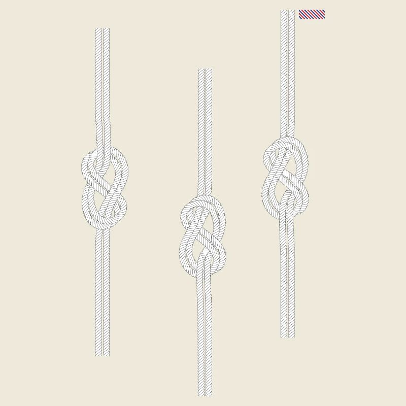 Navy Rope Knot