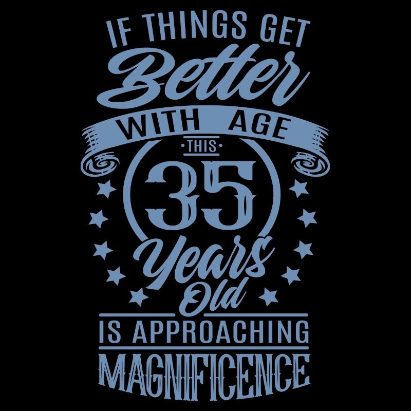 Funny 35 Birthday Saying Aging