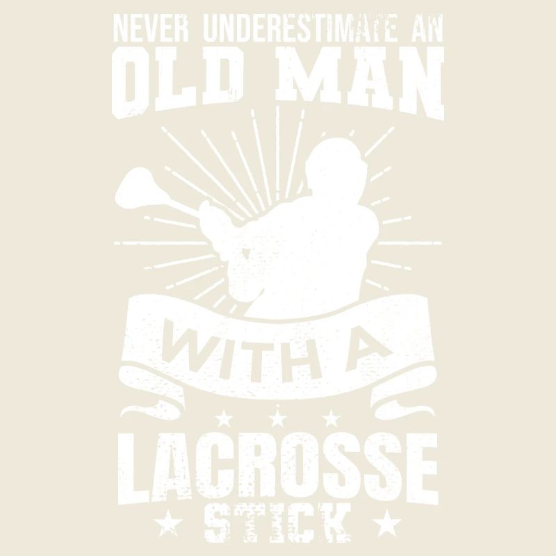 Lacrosse Spieler Opa