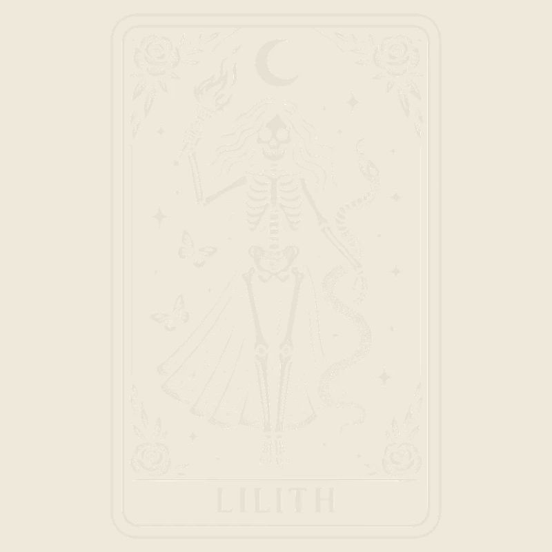 Lilith Squelette Déesse Clair de Lune