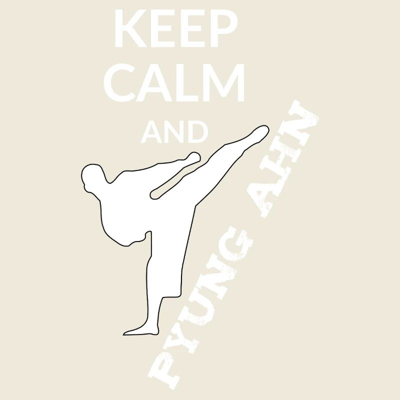 Keep Calm und Pyung Ahn – lustiges Taekwondo-Design