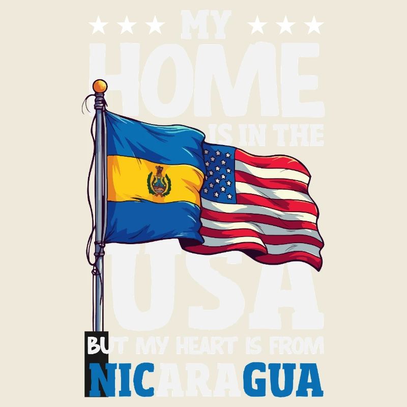 Nicaragua Flag Pride & Home