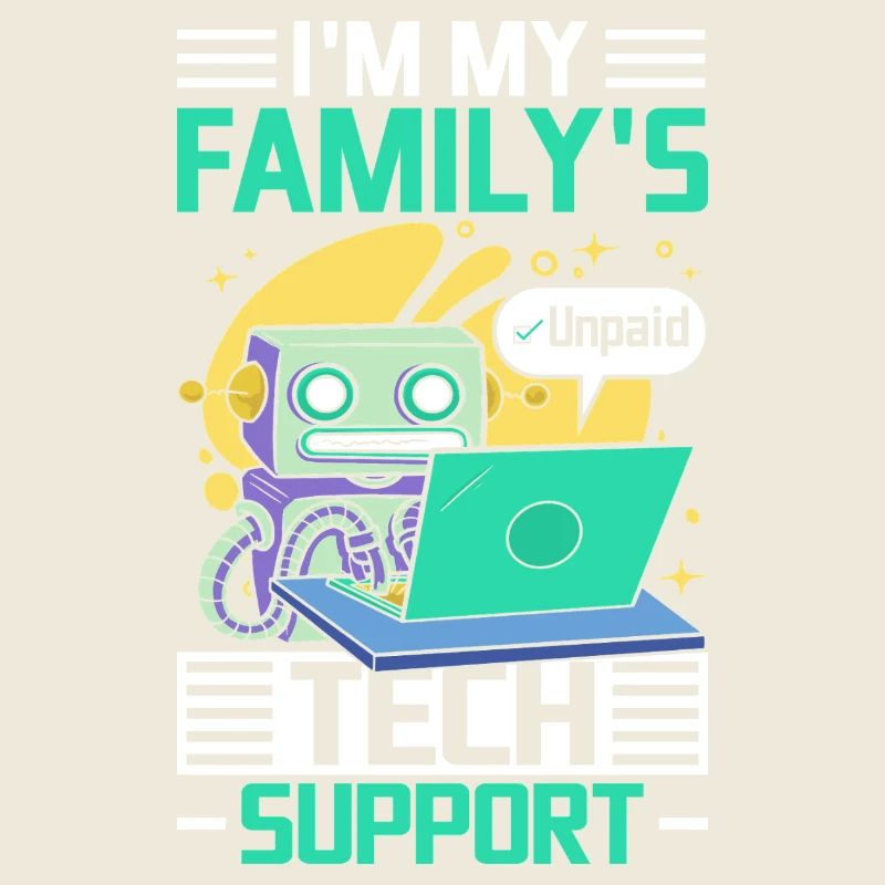 Robo de support technique familial