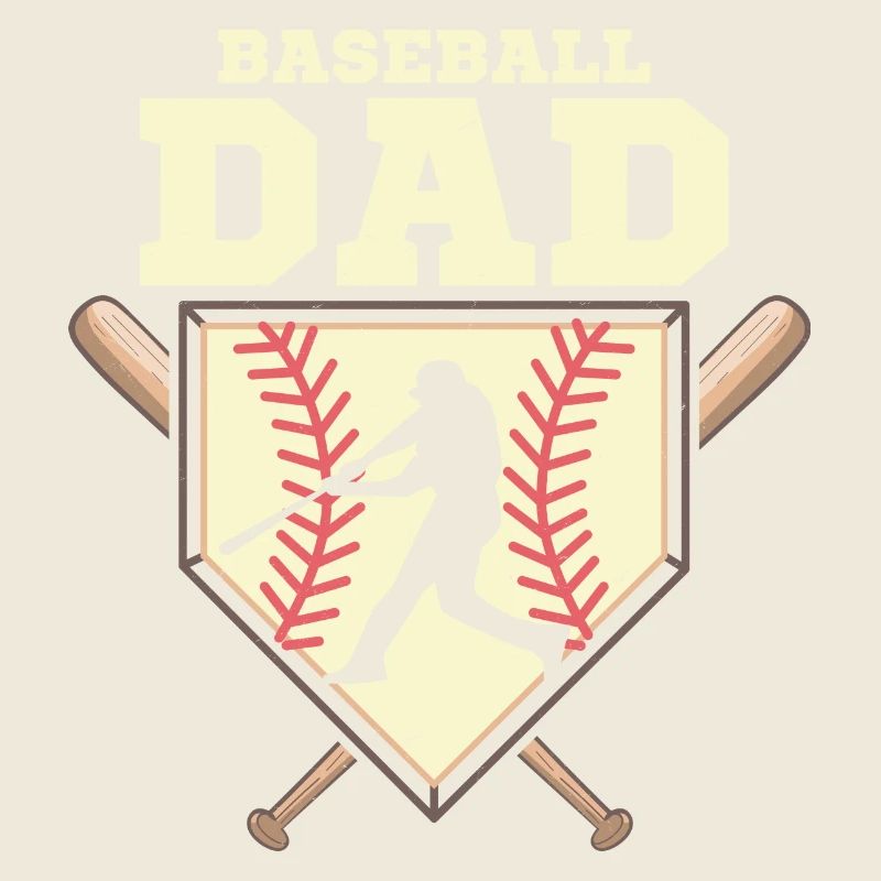Baseball Dad Sport Fan Father