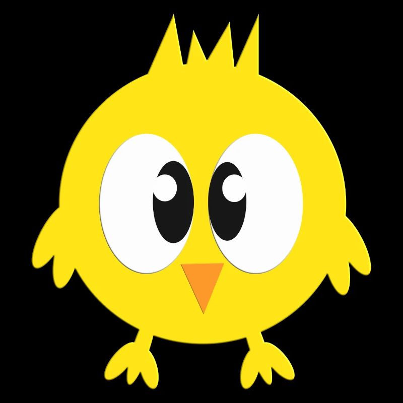 Poussin enfant jaune