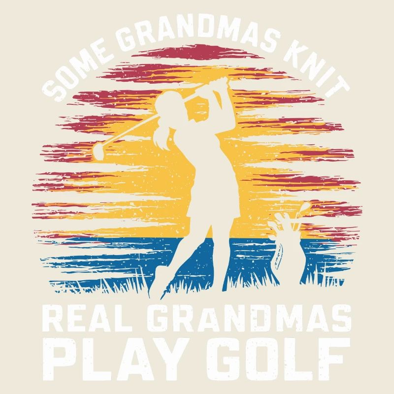 Echte Omas spielen Golf