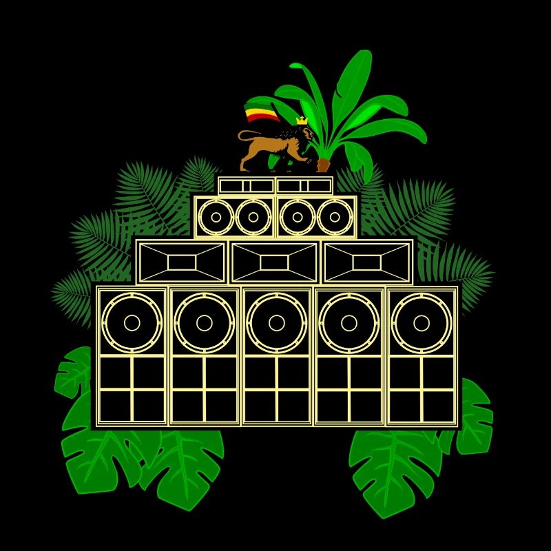 Soundsystem im Busch