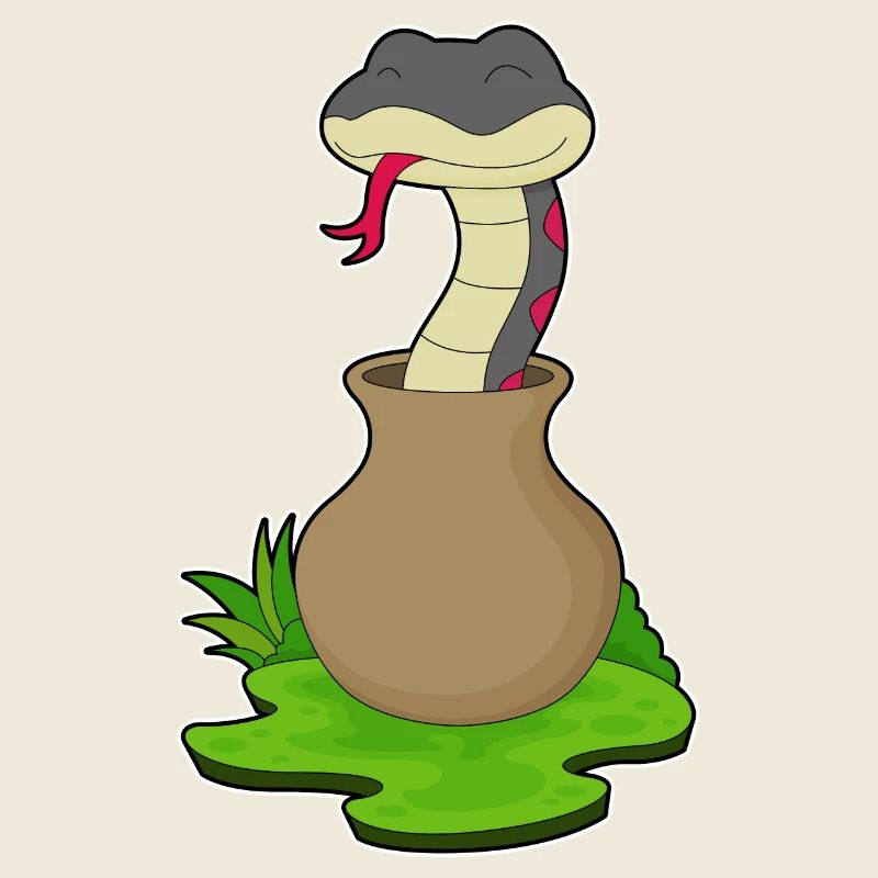 Snake Vase