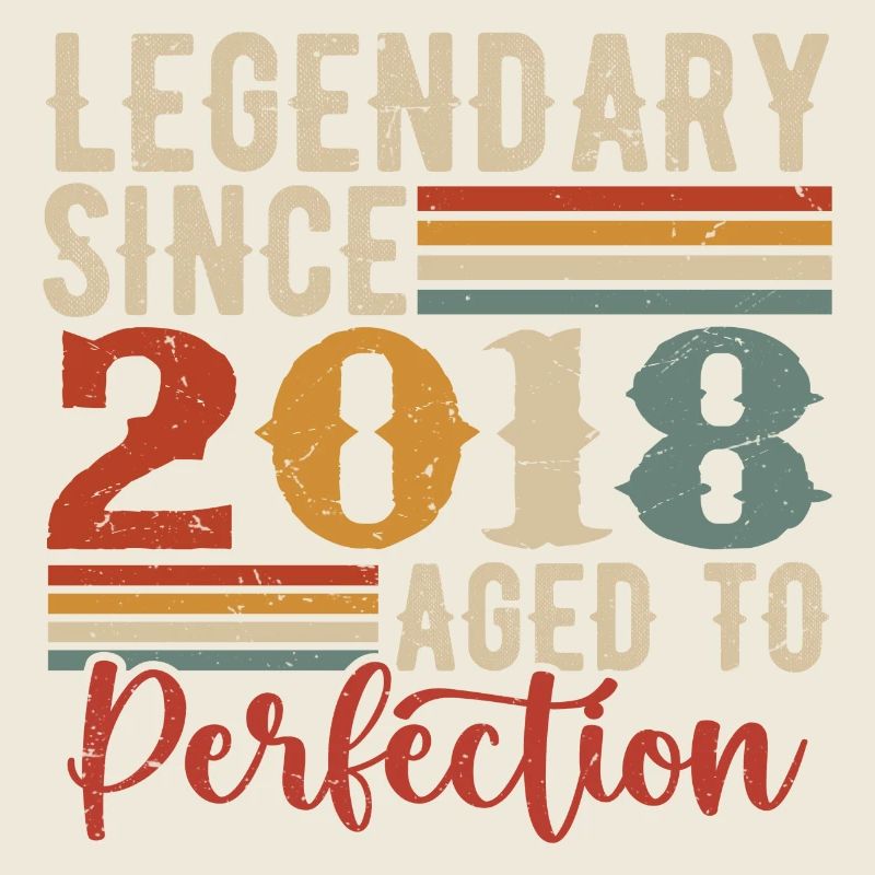 Legendär seit 2018. Geburtstagsgeschenk 2018