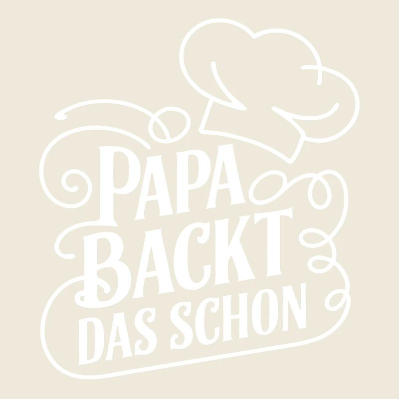 Papa backt das schon - unser backender Papa