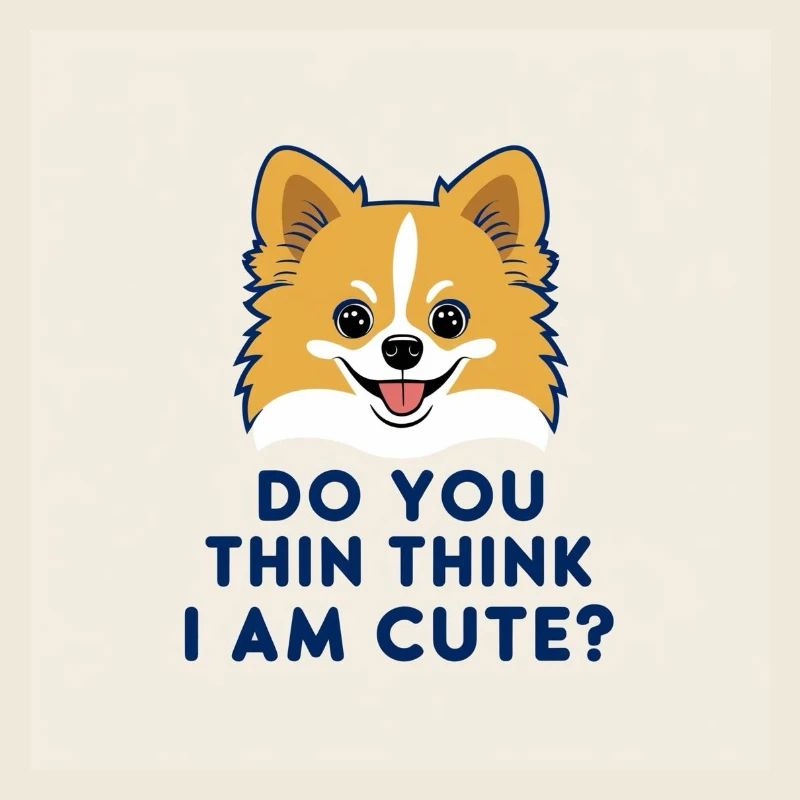 Funny Pomeranian Dog - Do You Think I Am Cute?