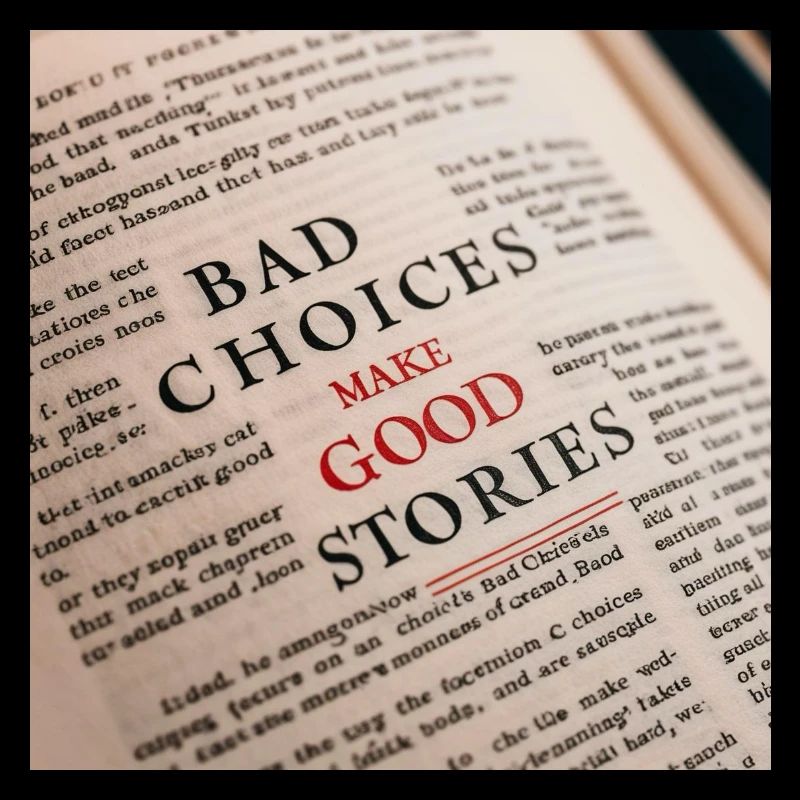 Bad Choices Make Good Stories
