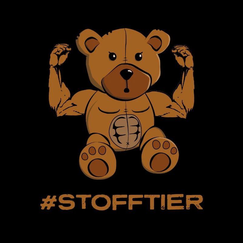 Teddy bear on anabolic steroids