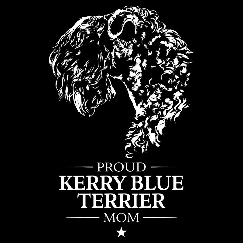 Kerry Blue Terrier Mom Hunde Hund Wilsigns