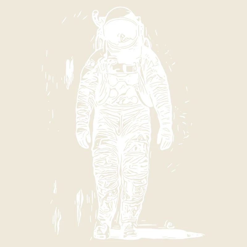 Astronaut in Spacesuit Spacewalk Tattoo