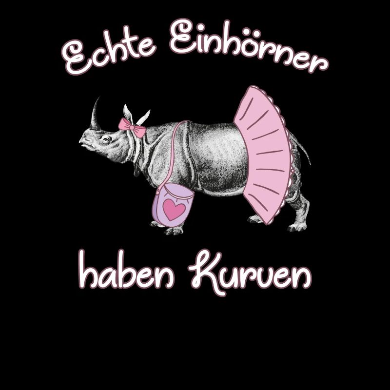 Einhörner mit Kurven