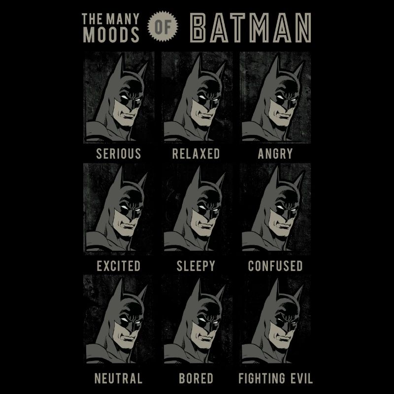 DC Comics Originals Batman Many Moods